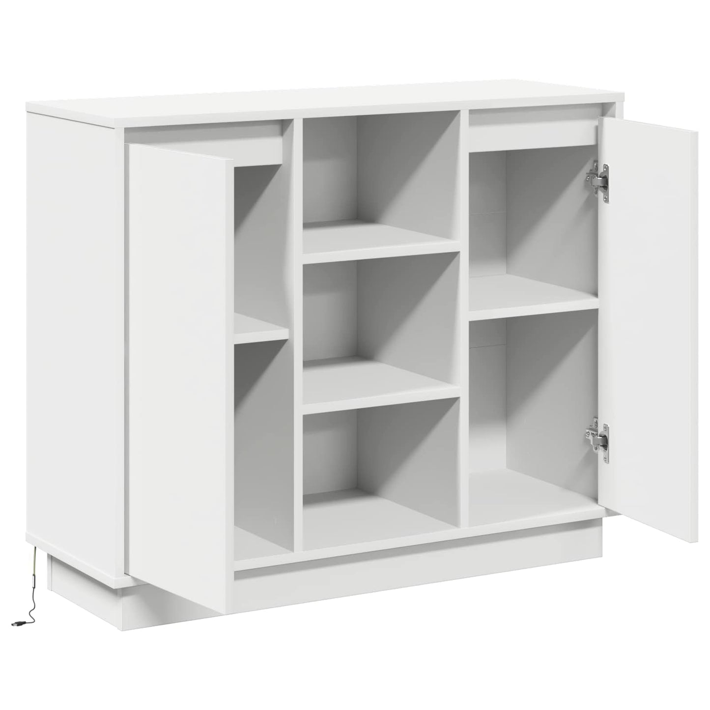 Led-Sideboard 90 X 32 X 75 Cm Holzwerkstoff