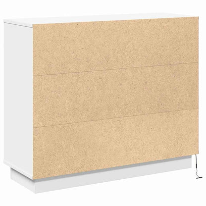 Led-Sideboard 90 X 32 X 75 Cm Holzwerkstoff