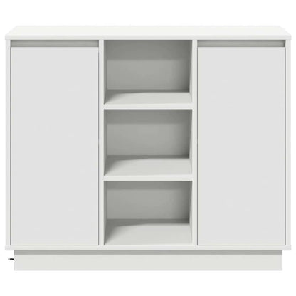 Led-Sideboard 90 X 32 X 75 Cm Holzwerkstoff
