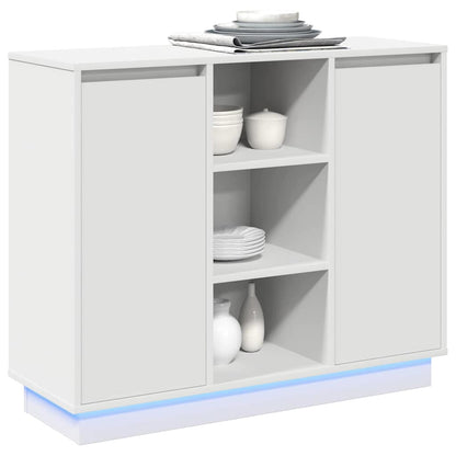 Led-Sideboard 90 X 32 X 75 Cm Holzwerkstoff