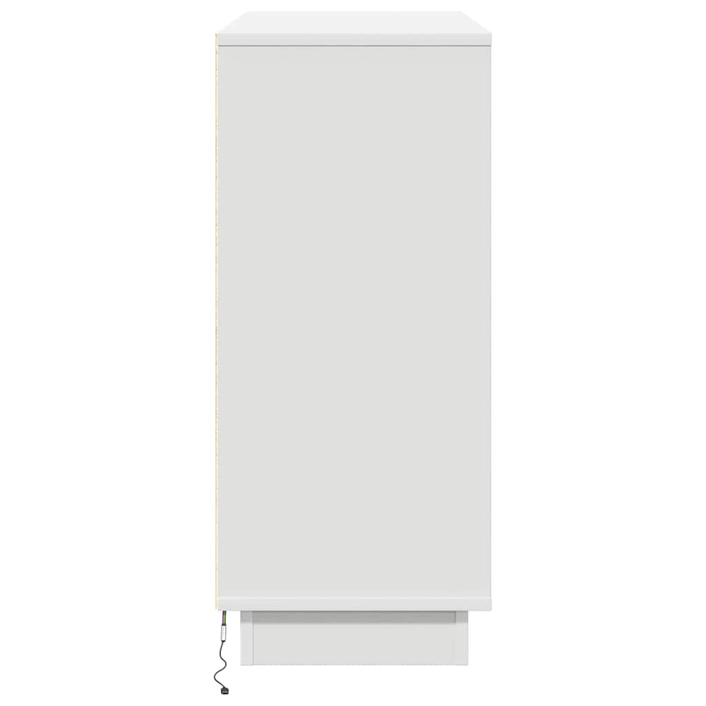 Led-Sideboard 90 X 32 X 75 Cm Holzwerkstoff