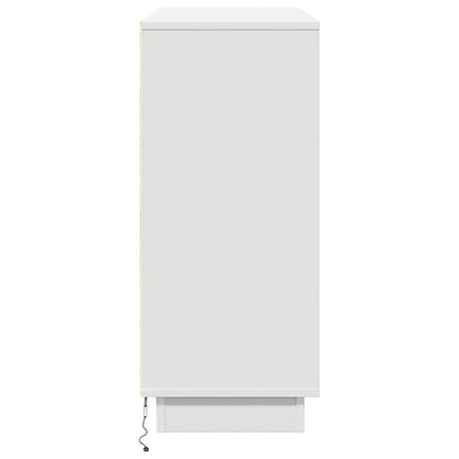 Led-Sideboard 90 X 32 X 75 Cm Holzwerkstoff