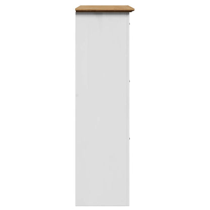 Schuhregal BODO Weiß 80x35x118 cm
