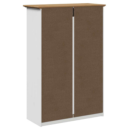 Schuhregal BODO Weiß 80x35x118 cm