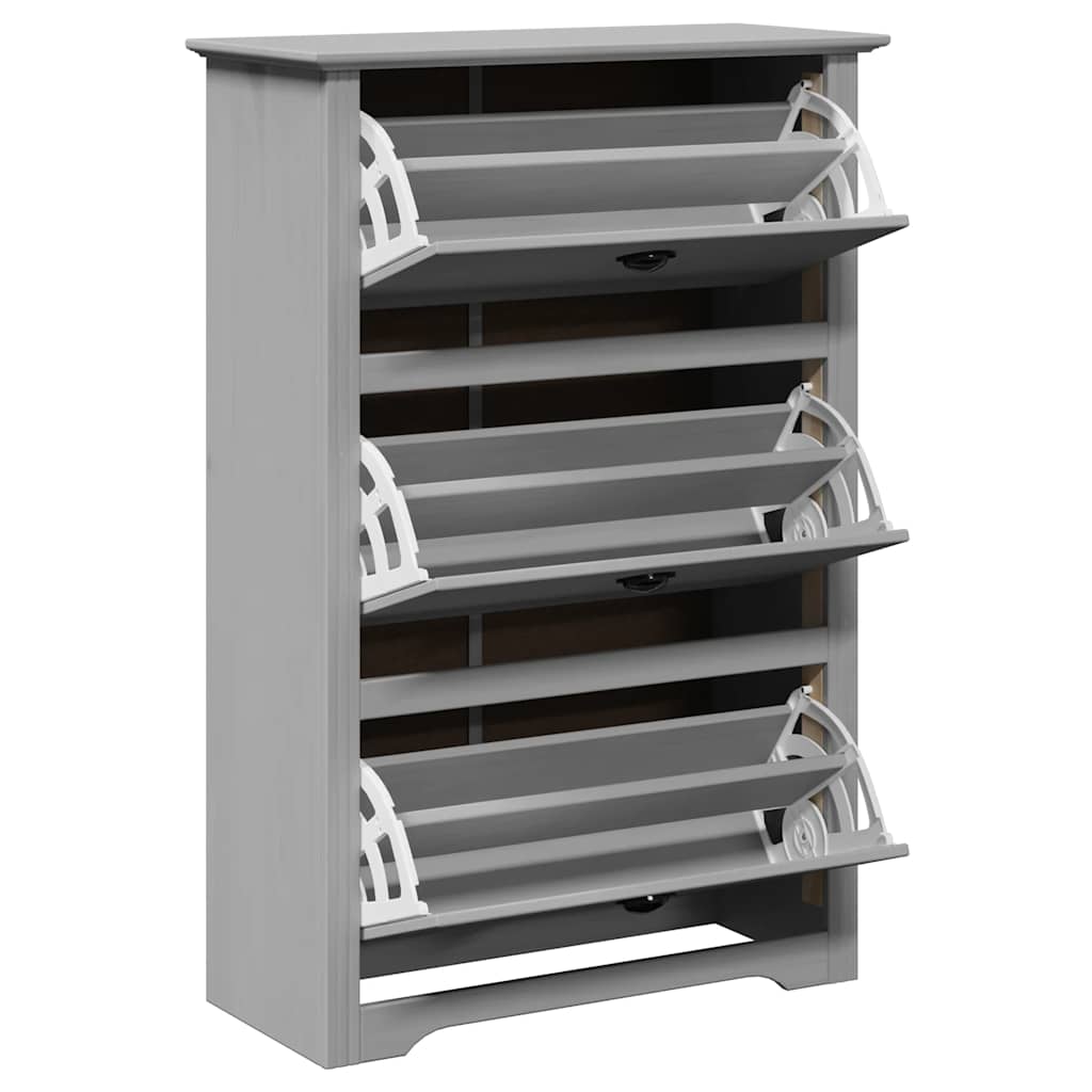 Schuhregal BODO Weiß 80x35x118 cm