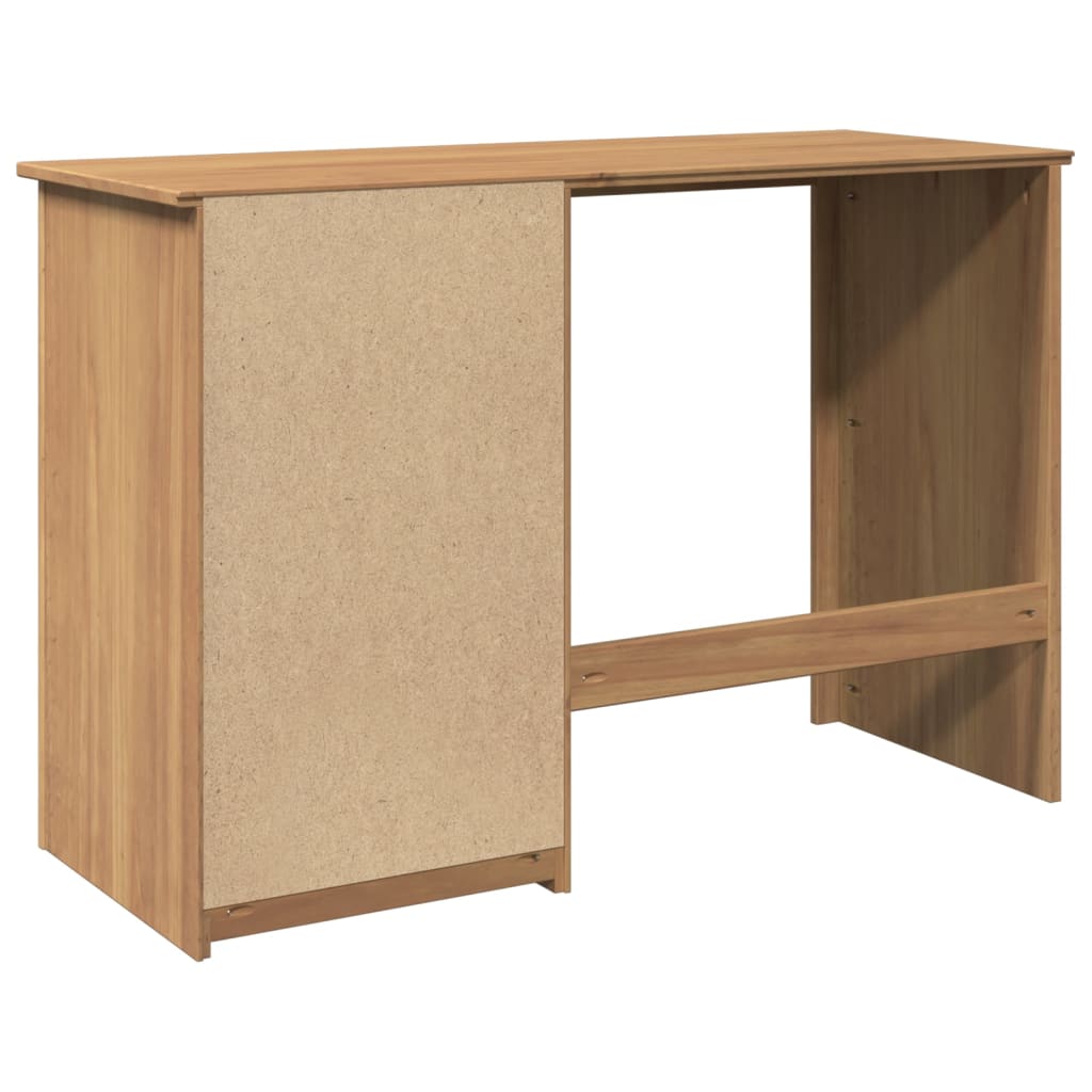 Schreibtisch Panama 112X45X75 Cm Massivholz Kiefer Altholz