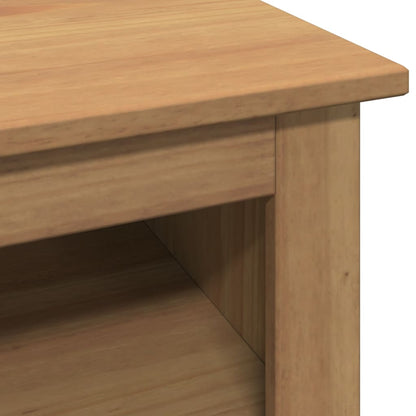 Schreibtisch Panama 112X45X75 Cm Massivholz Kiefer Altholz