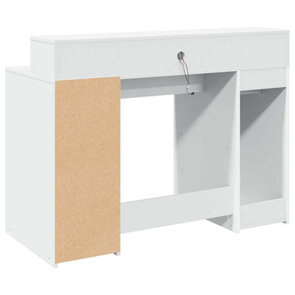 LED-Schreibtisch Artisan-Eiche 120x55x91 cm Holzwerkstoff