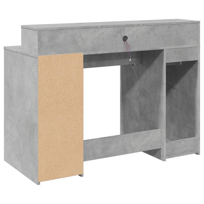 LED-Schreibtisch Artisan-Eiche 120x55x91 cm Holzwerkstoff