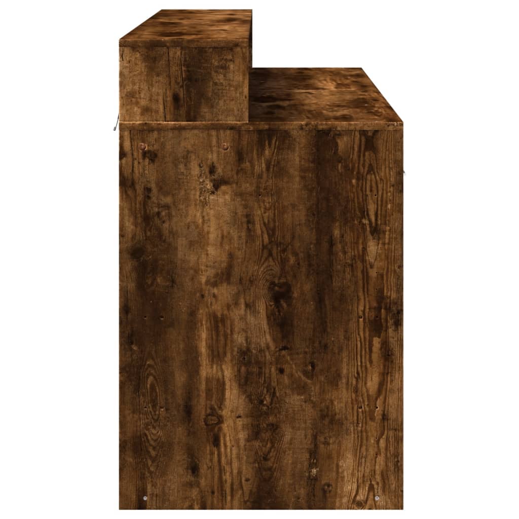 LED-Schreibtisch Artisan-Eiche 120x55x91 cm Holzwerkstoff