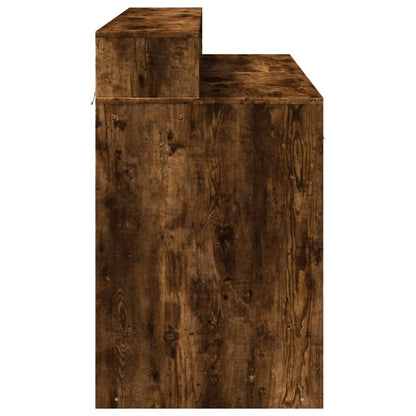 LED-Schreibtisch Artisan-Eiche 120x55x91 cm Holzwerkstoff