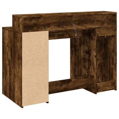 LED-Schreibtisch Artisan-Eiche 120x55x91 cm Holzwerkstoff