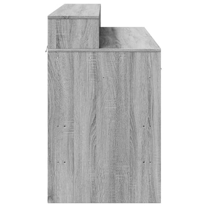 LED-Schreibtisch Artisan-Eiche 120x55x91 cm Holzwerkstoff