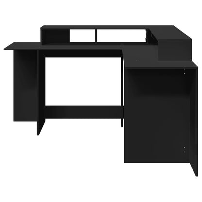 LED-Schreibtisch Artisan-Eiche 152x152x91 Holzwerkstoff