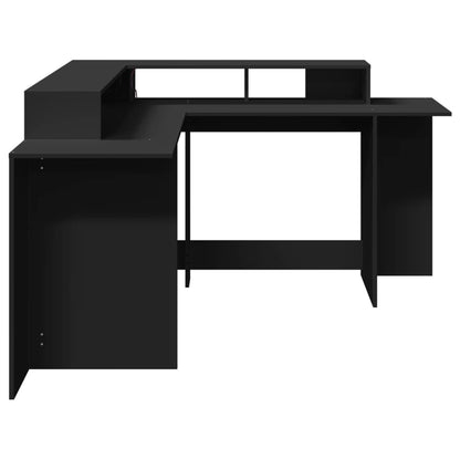 LED-Schreibtisch Artisan-Eiche 152x152x91 Holzwerkstoff