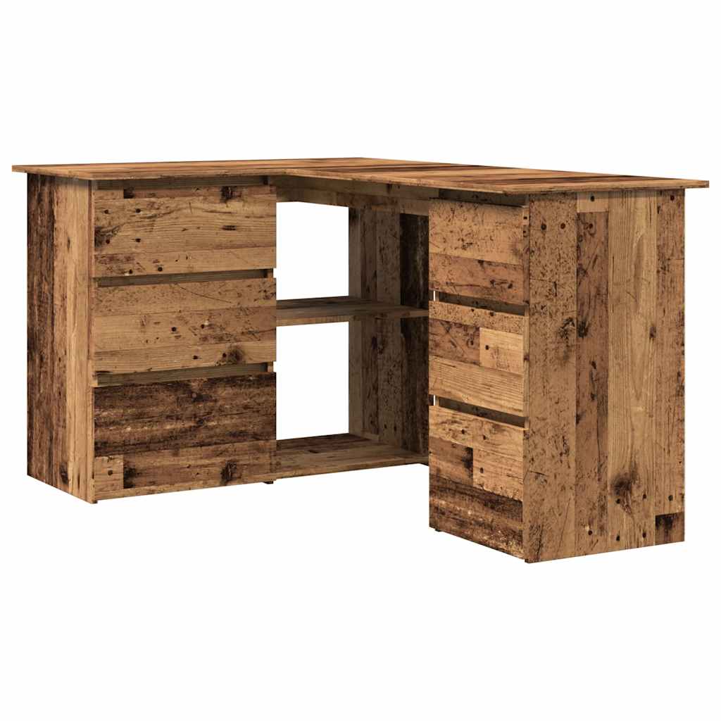 Eckschreibtisch -Optik 145X100X76 Cm Holzwerkstoff