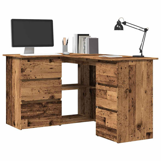 Eckschreibtisch -Optik 145X100X76 Cm Holzwerkstoff