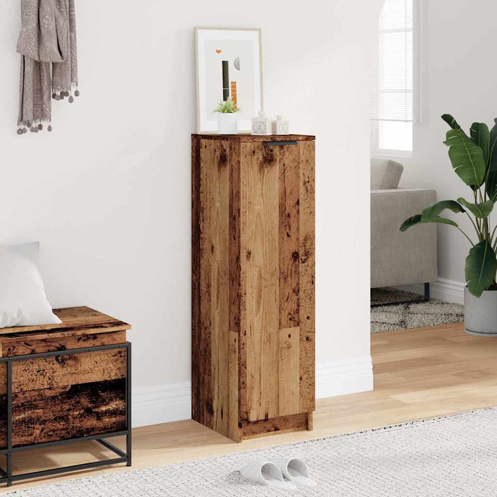 Schuhschrank Weiß 30x35x100 cm Holzwerkstoff