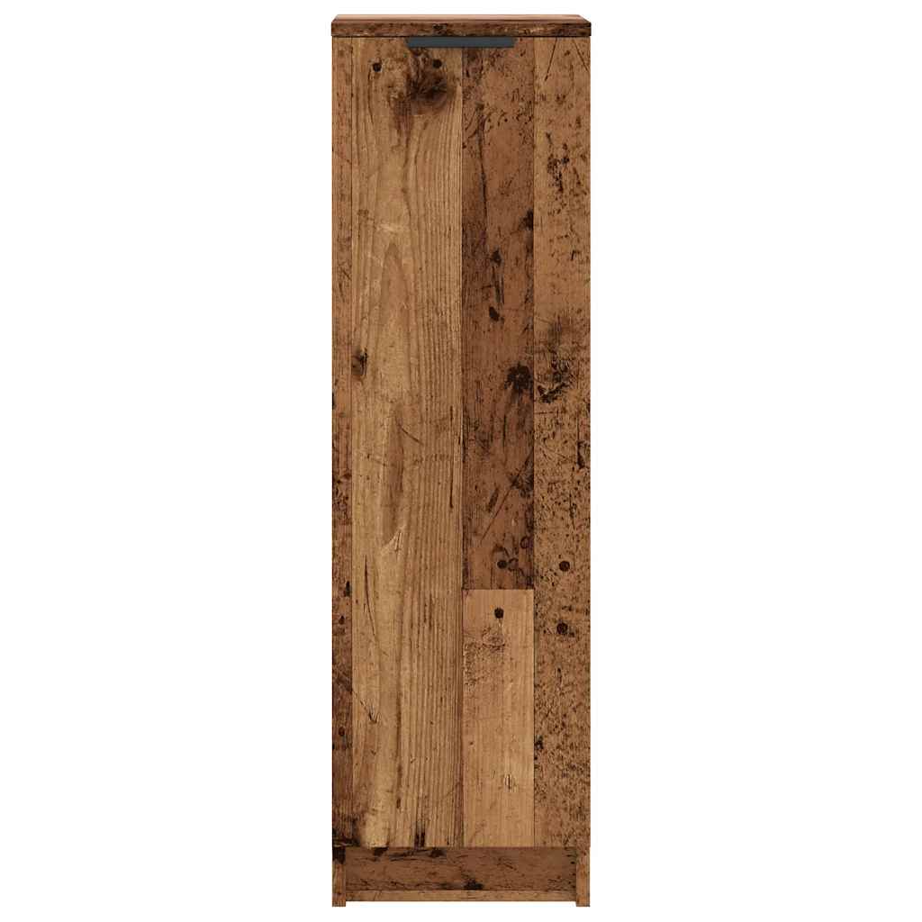Schuhschrank Weiß 30x35x100 cm Holzwerkstoff