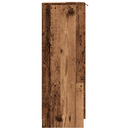 Schuhschrank Weiß 30x35x100 cm Holzwerkstoff