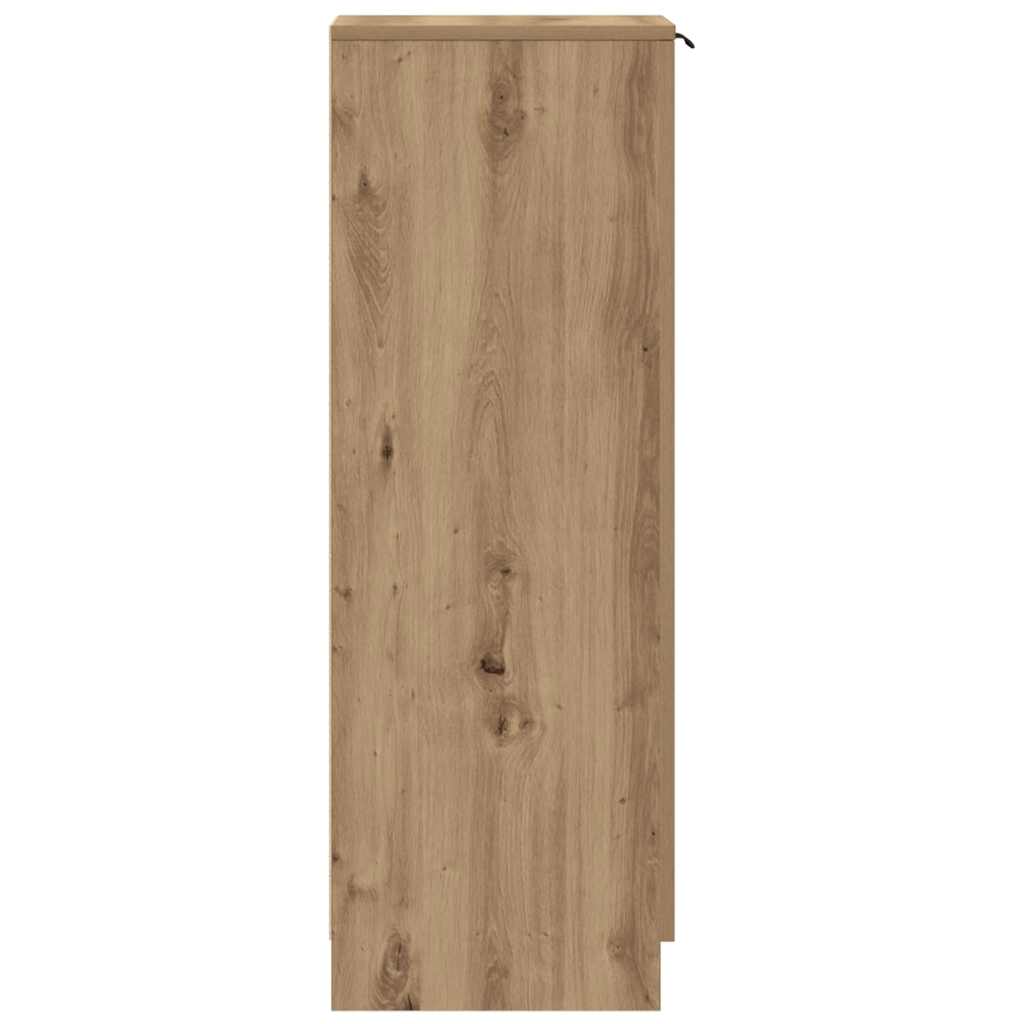 Schuhschrank Weiß 30x35x100 cm Holzwerkstoff
