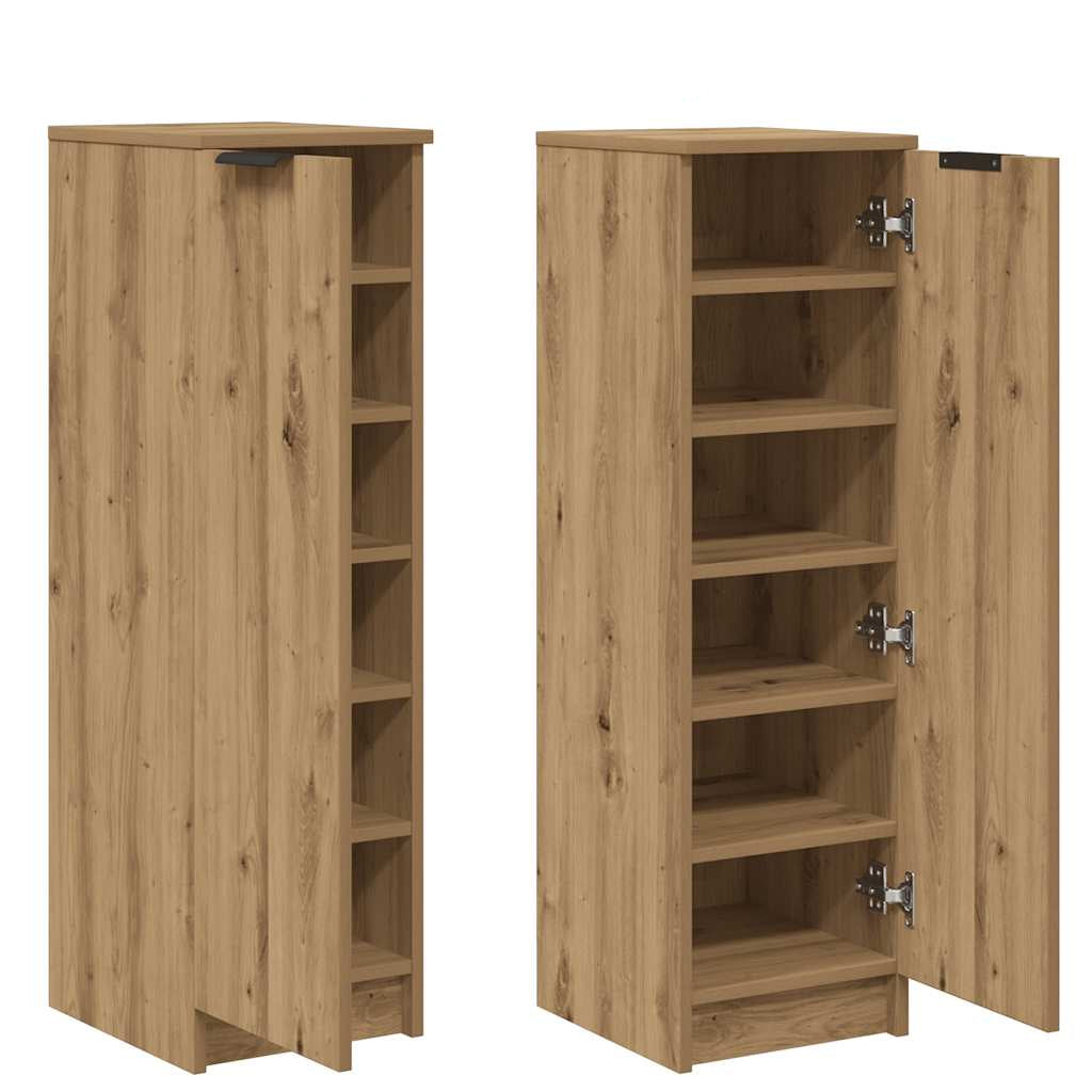 Schuhschrank Weiß 30x35x100 cm Holzwerkstoff