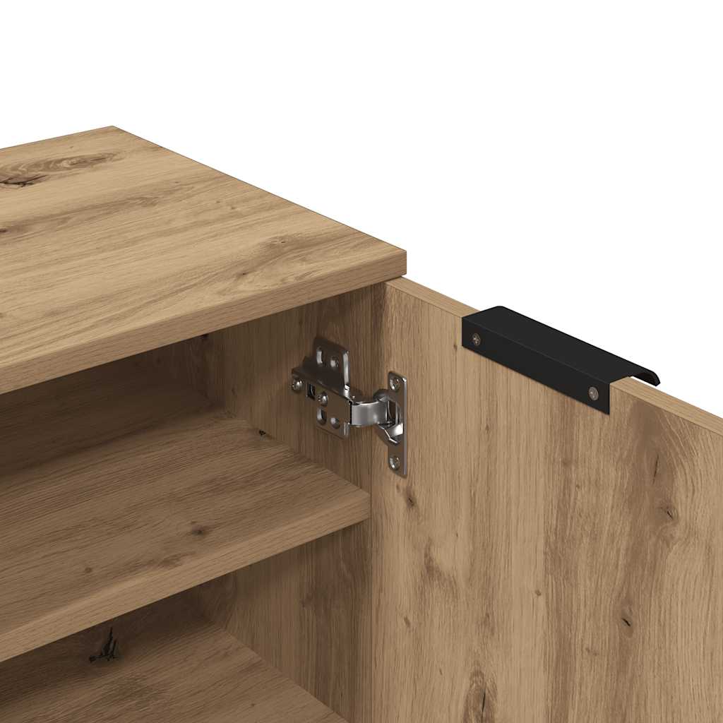 Schuhschrank Weiß 30x35x100 cm Holzwerkstoff