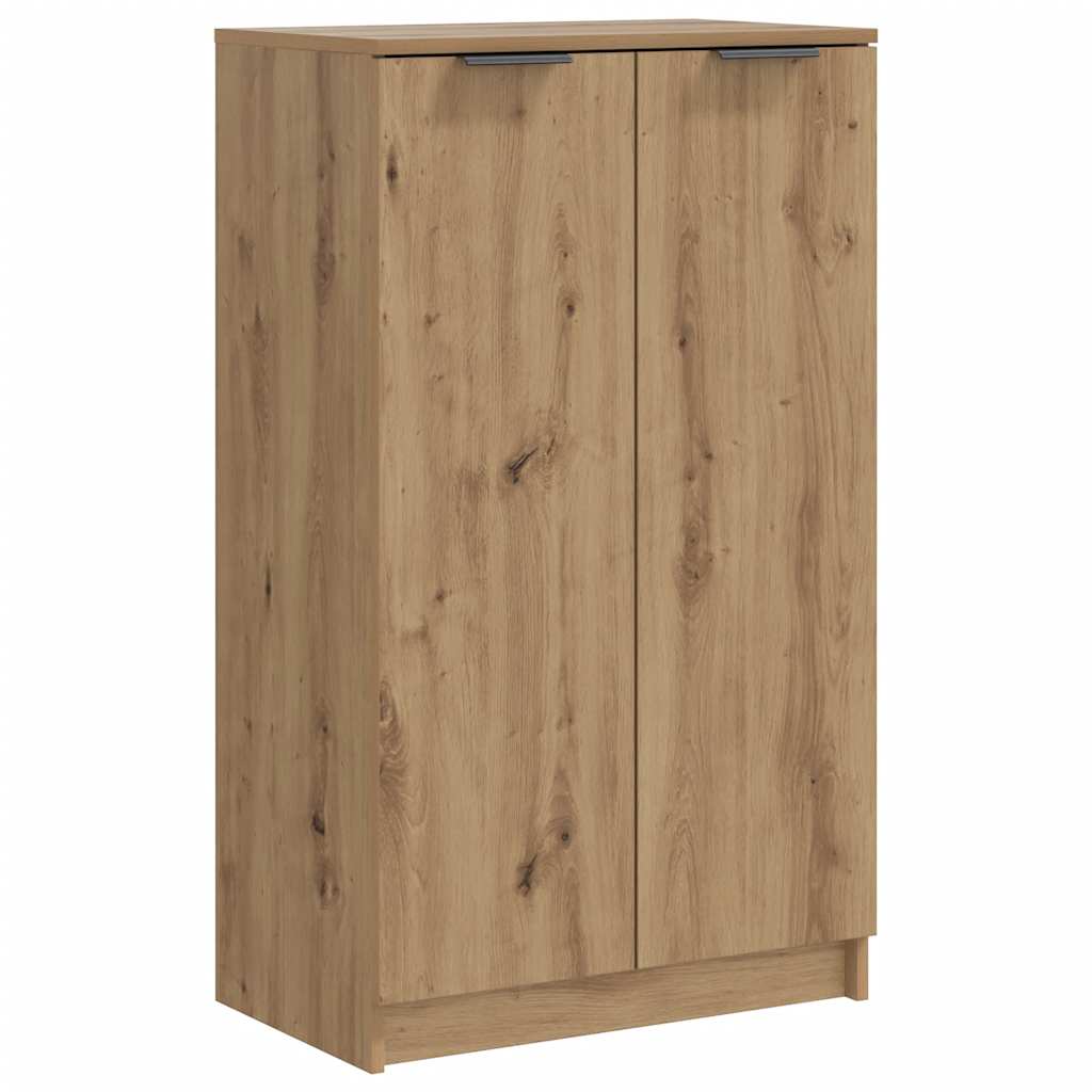 Schuhschrank Schwarz 59x35x100 cm Holzwerkstoff