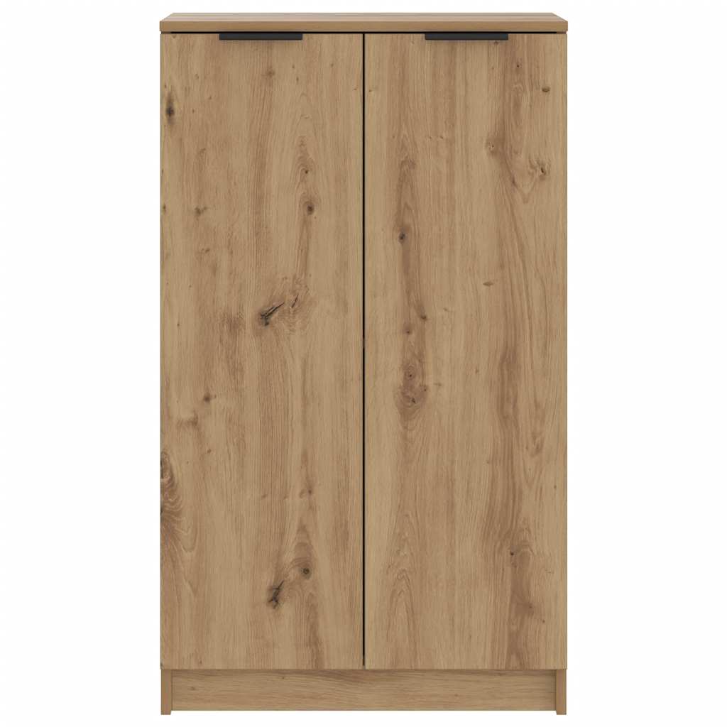 Schuhschrank Schwarz 59x35x100 cm Holzwerkstoff