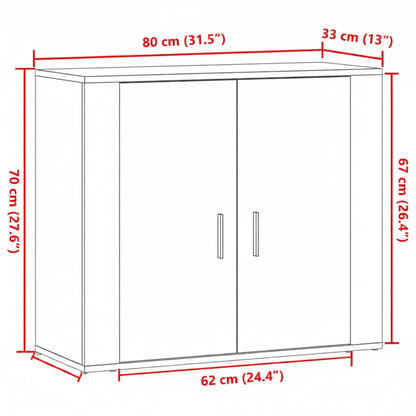 Sideboard Artisan- 80X33X70 Cm Holzwerkstoff