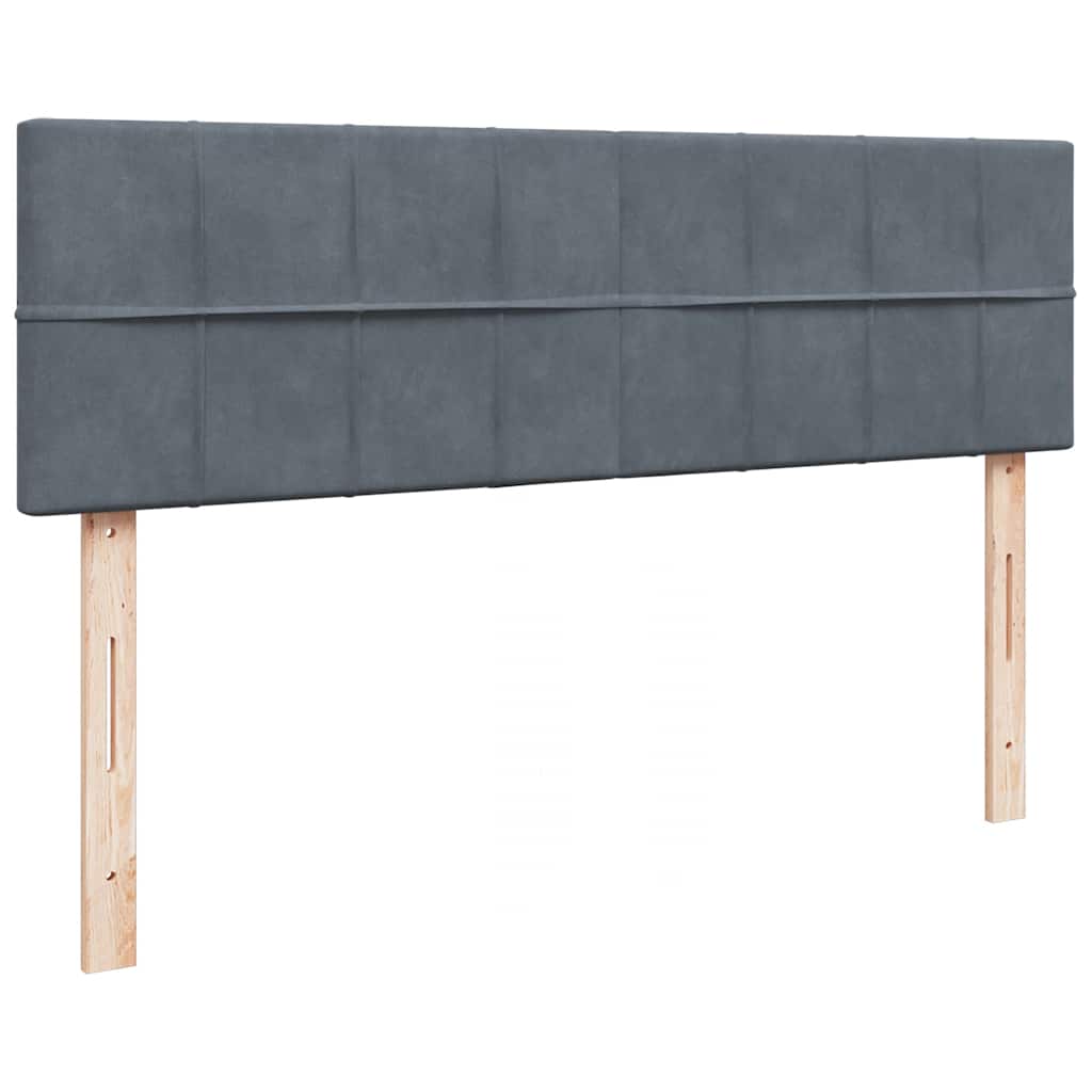 Ottoman-Bett mit Stauraum, inkl. Matratze 140x200 cm, Samtbezug