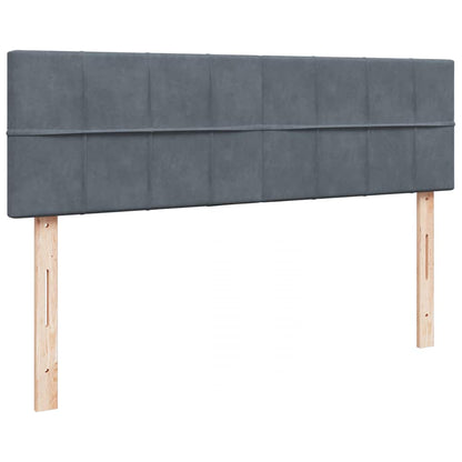 Ottoman-Bett mit Stauraum, inkl. Matratze 140x200 cm, Samtbezug