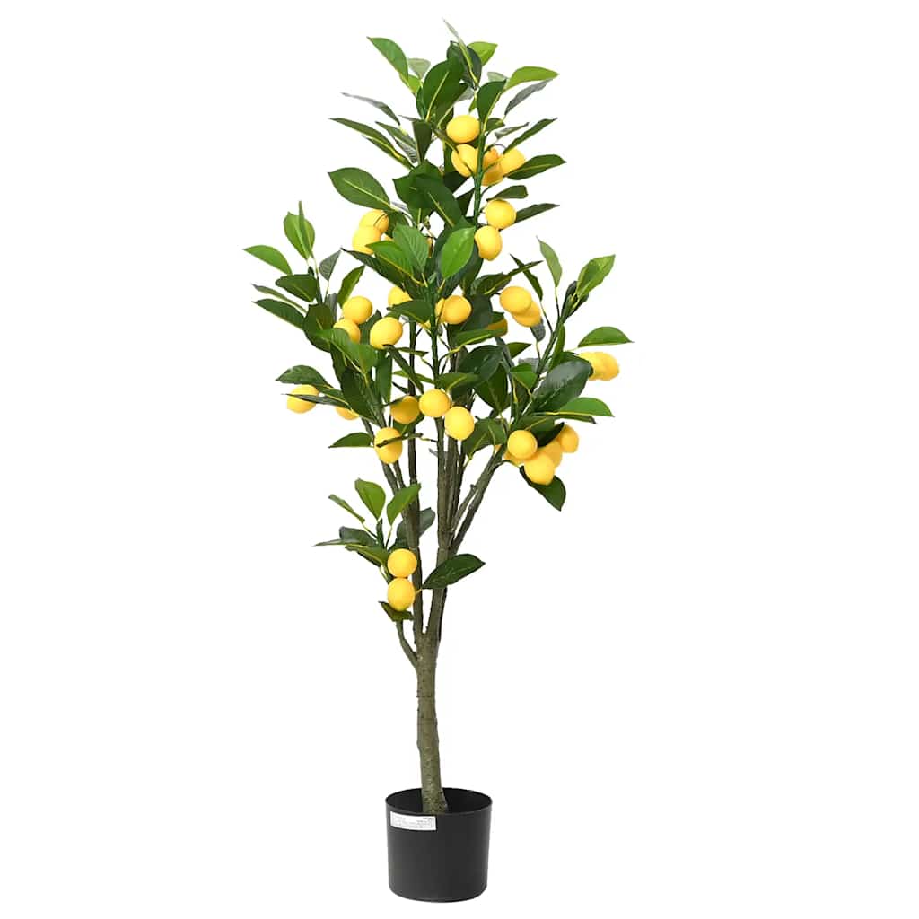vidaXL Zitronenbaum Künstlich 234 Blätter 90 cm Grün