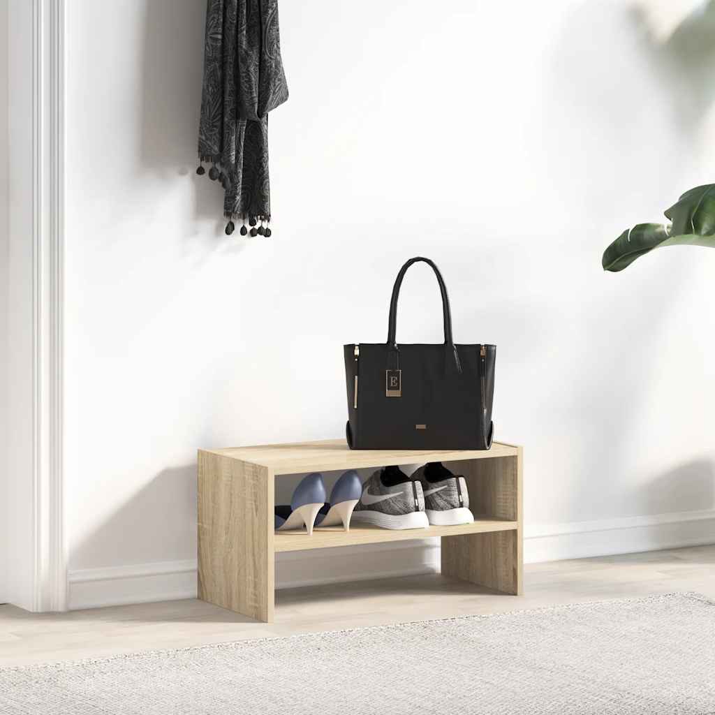 Schuhregal Stapelbar Artisan-Eiche 60x30x30,5 cm