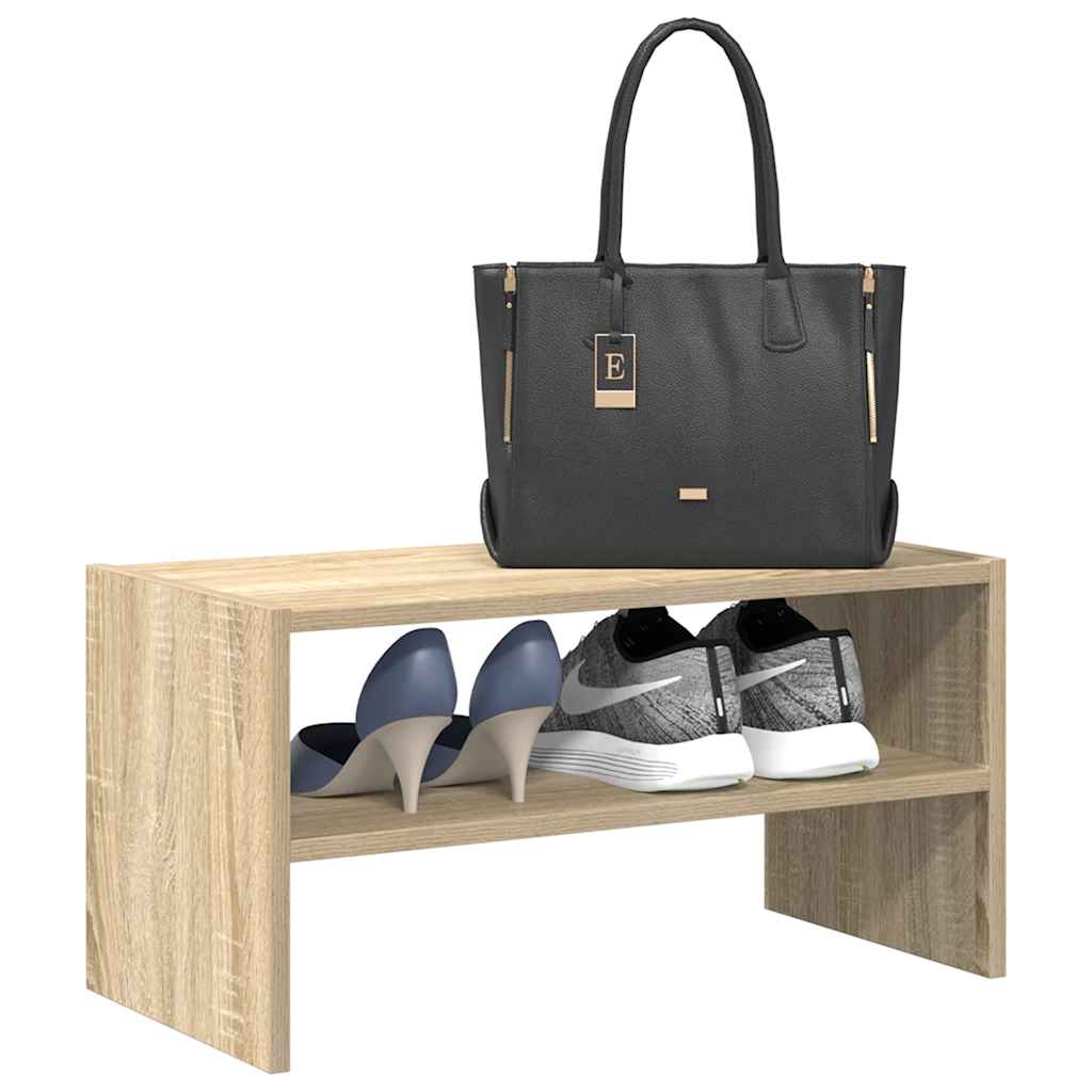 Schuhregal Stapelbar Artisan-Eiche 60x30x30,5 cm