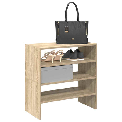 Schuhregal Stapelbar Artisan-Eiche 60x30x30,5 cm