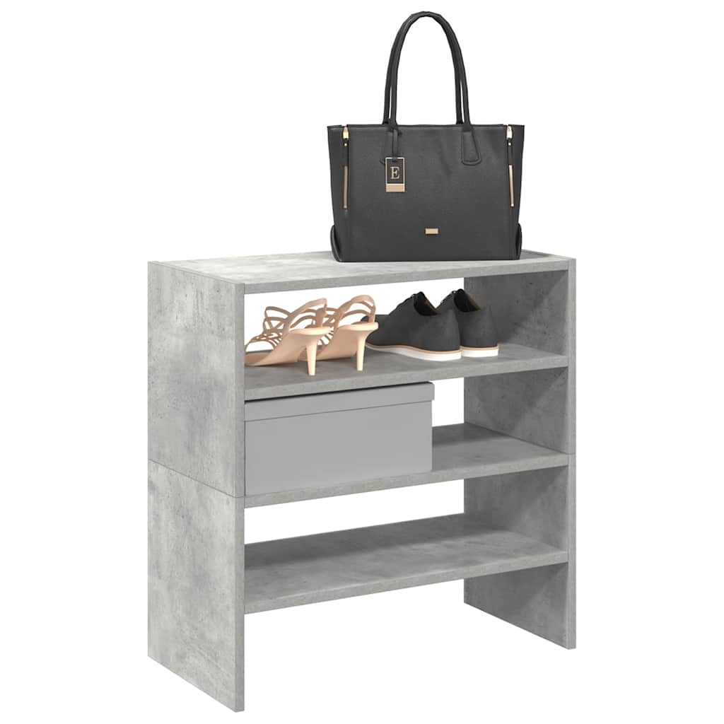 Schuhregal Stapelbar Artisan-Eiche 60x30x30,5 cm