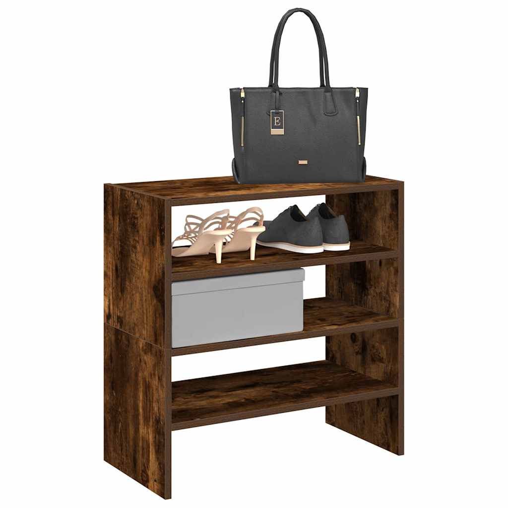 Schuhregal Stapelbar Artisan-Eiche 60x30x30,5 cm