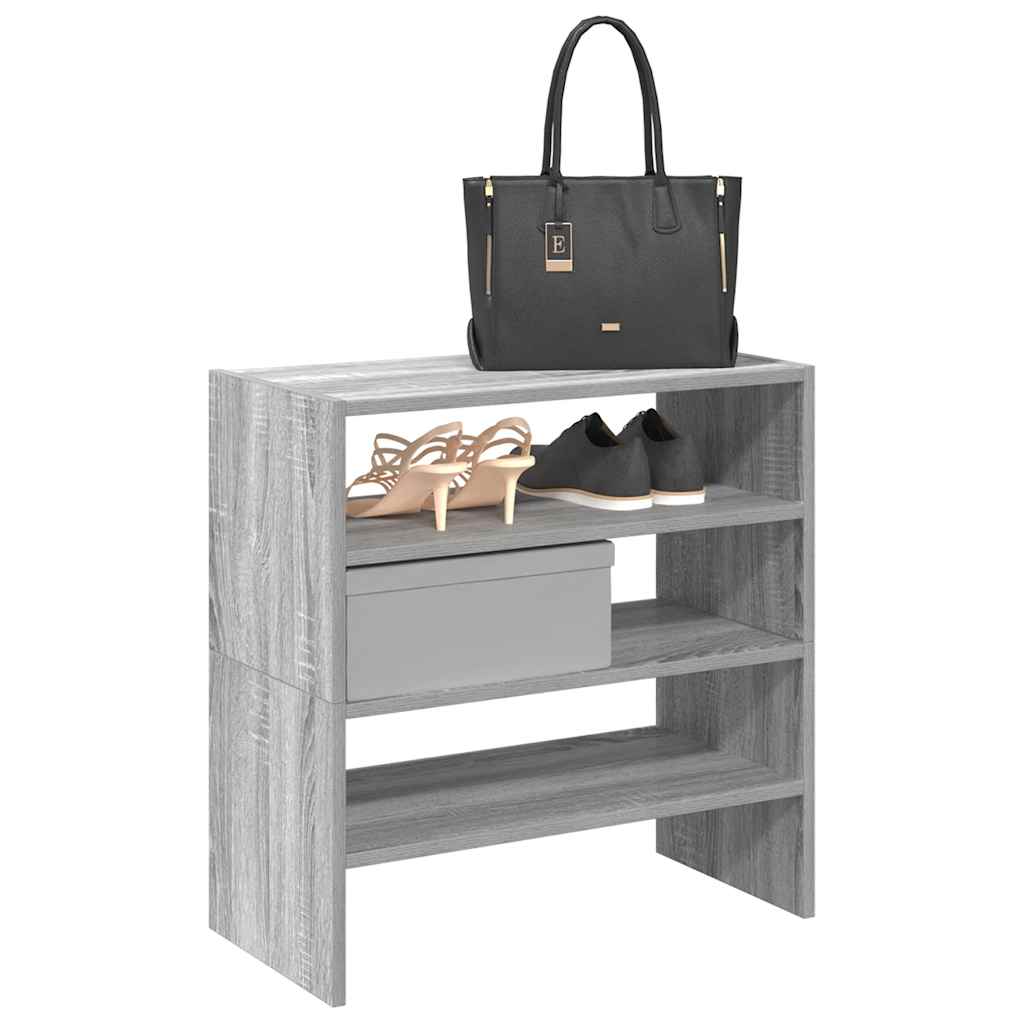 Schuhregal Stapelbar Artisan-Eiche 60x30x30,5 cm