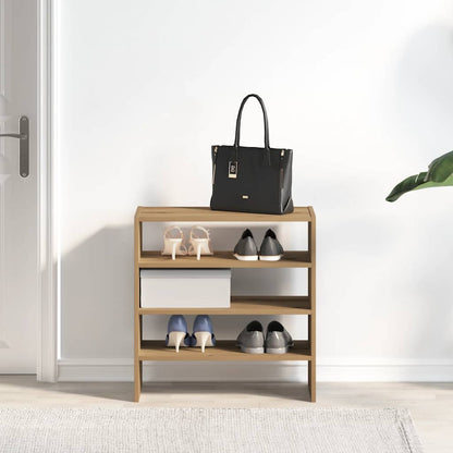Schuhregal Stapelbar Artisan-Eiche 60x30x30,5 cm