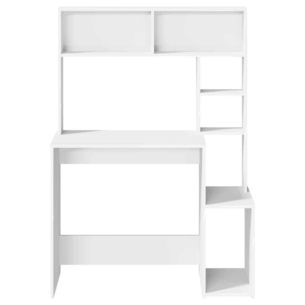 Schreibtisch mit Regal Sonoma-Eiche 100x45x140 cm Holzwerkstoff