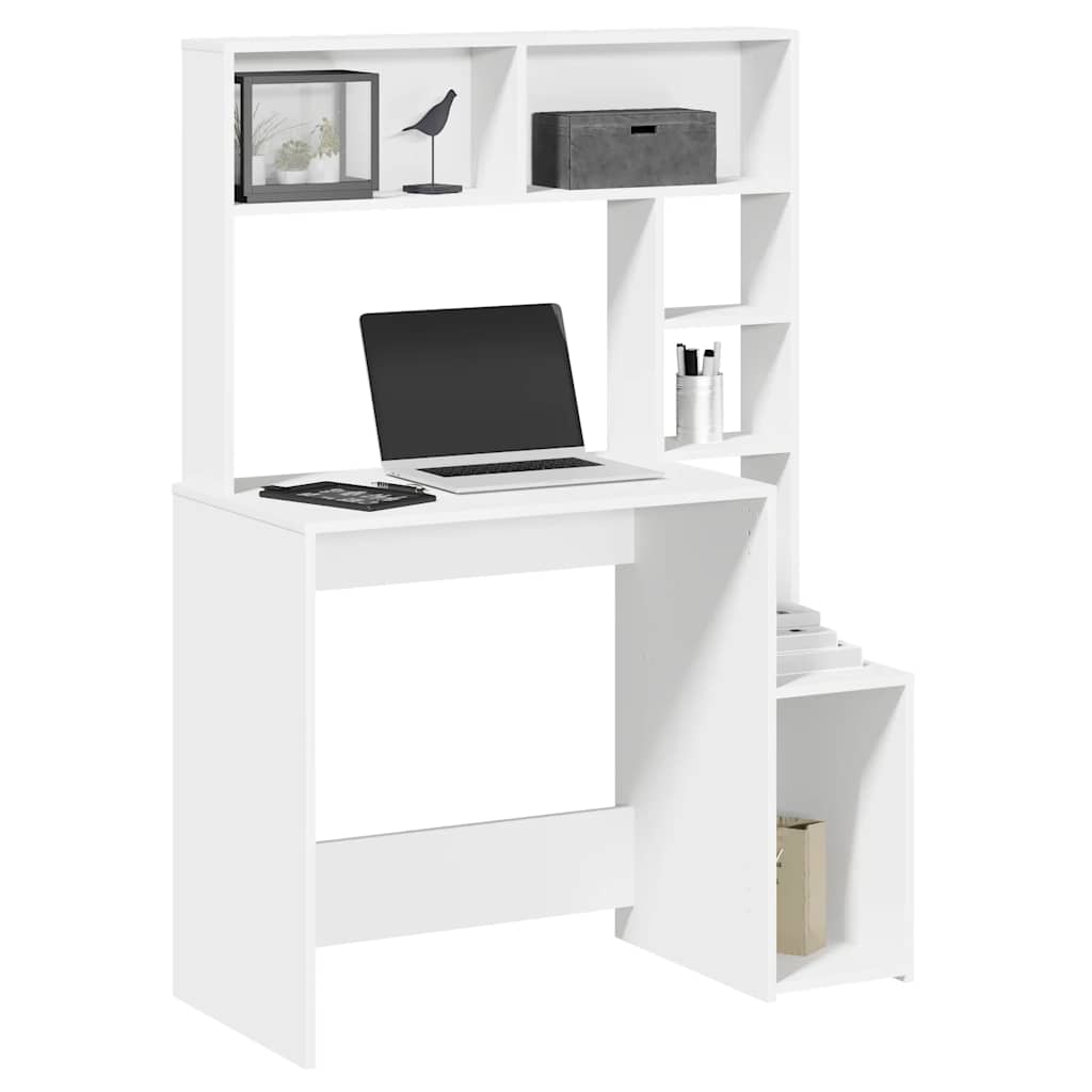Schreibtisch mit Regal Sonoma-Eiche 100x45x140 cm Holzwerkstoff