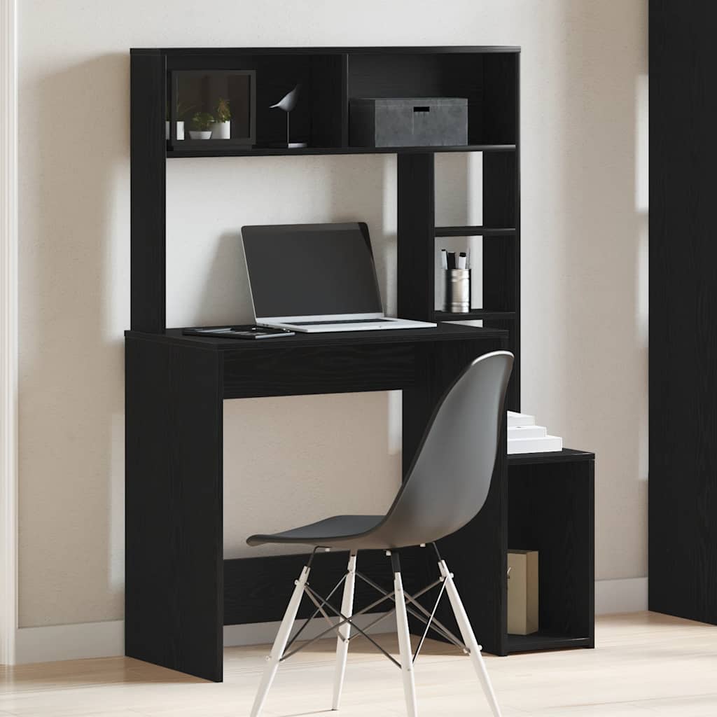 Schreibtisch mit Regal Sonoma-Eiche 100x45x140 cm Holzwerkstoff