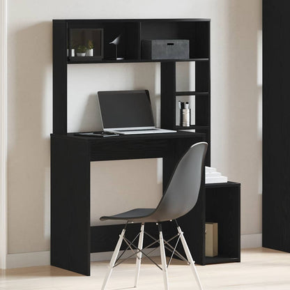 Schreibtisch mit Regal Sonoma-Eiche 100x45x140 cm Holzwerkstoff