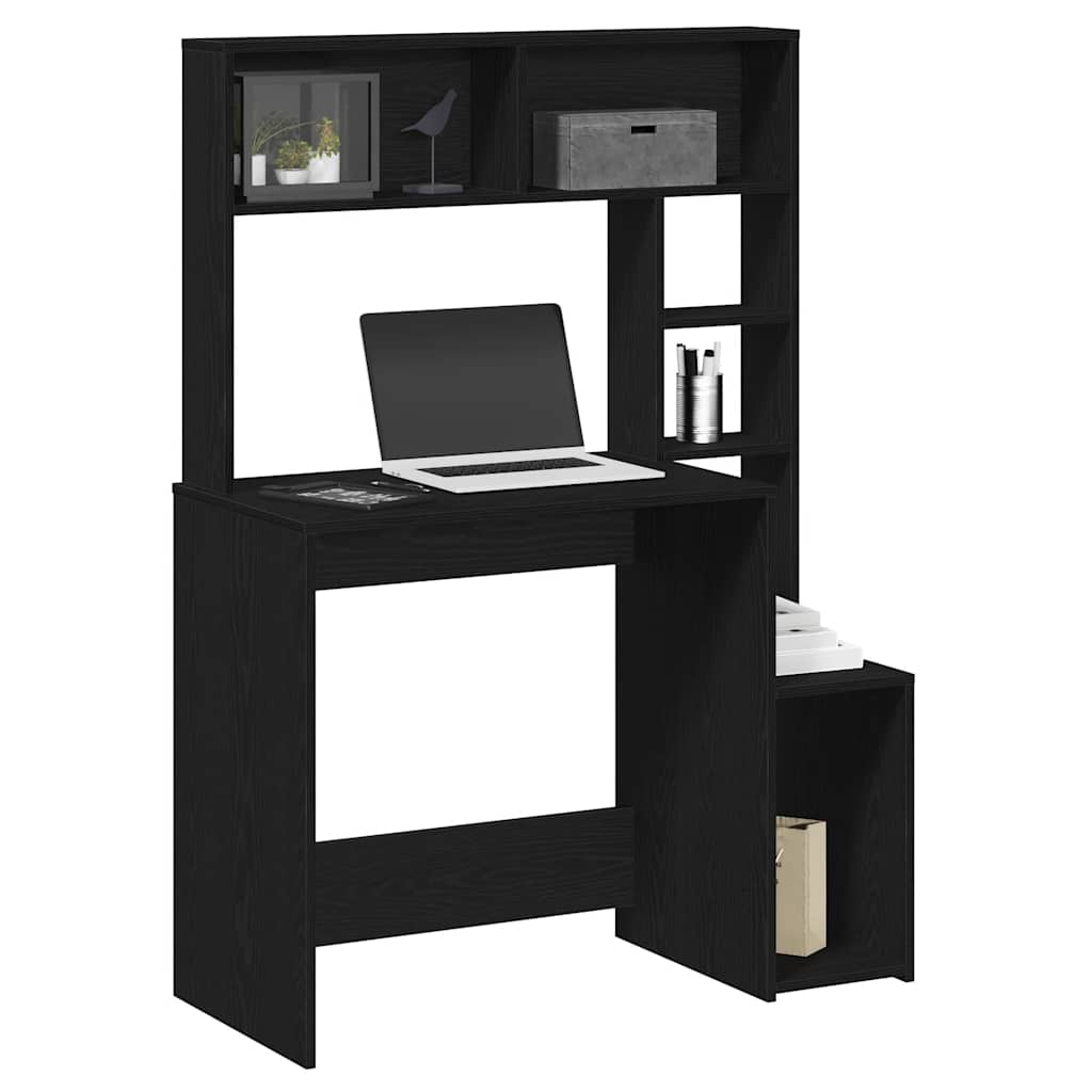 Schreibtisch mit Regal Sonoma-Eiche 100x45x140 cm Holzwerkstoff