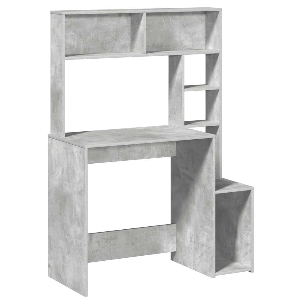 Schreibtisch mit Regal Sonoma-Eiche 100x45x140 cm Holzwerkstoff