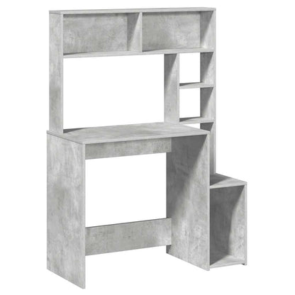 Schreibtisch mit Regal Sonoma-Eiche 100x45x140 cm Holzwerkstoff