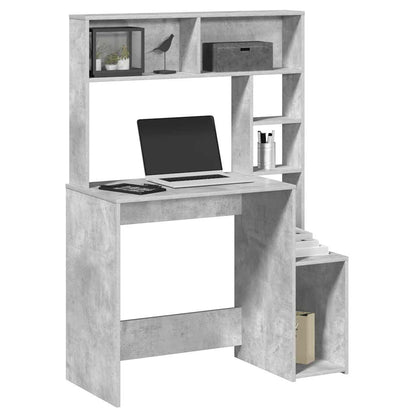 Schreibtisch mit Regal Sonoma-Eiche 100x45x140 cm Holzwerkstoff