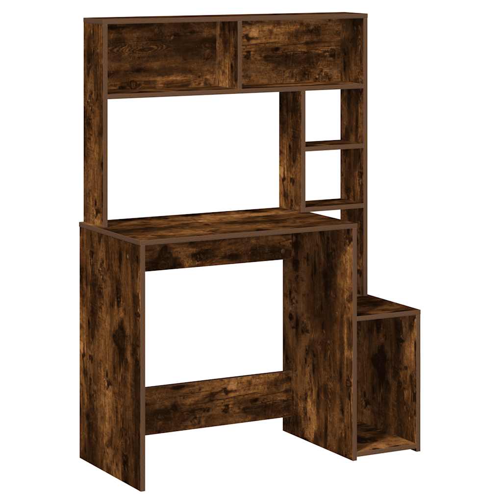 Schreibtisch mit Regal Sonoma-Eiche 100x45x140 cm Holzwerkstoff