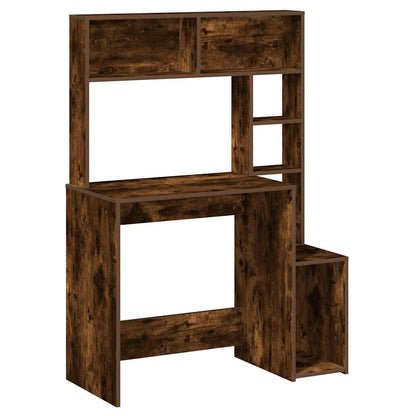 Schreibtisch mit Regal Sonoma-Eiche 100x45x140 cm Holzwerkstoff